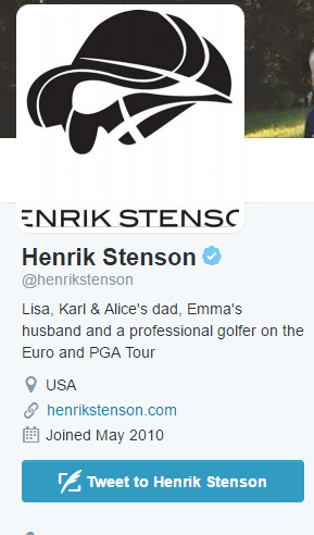 Henrik Stenson Professional Golfer